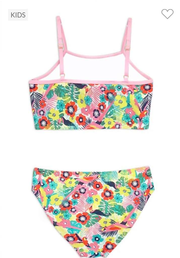 Green/Pink Little Girls Bikini