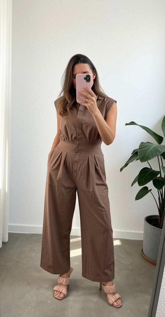 Light Brown Jumpsuit