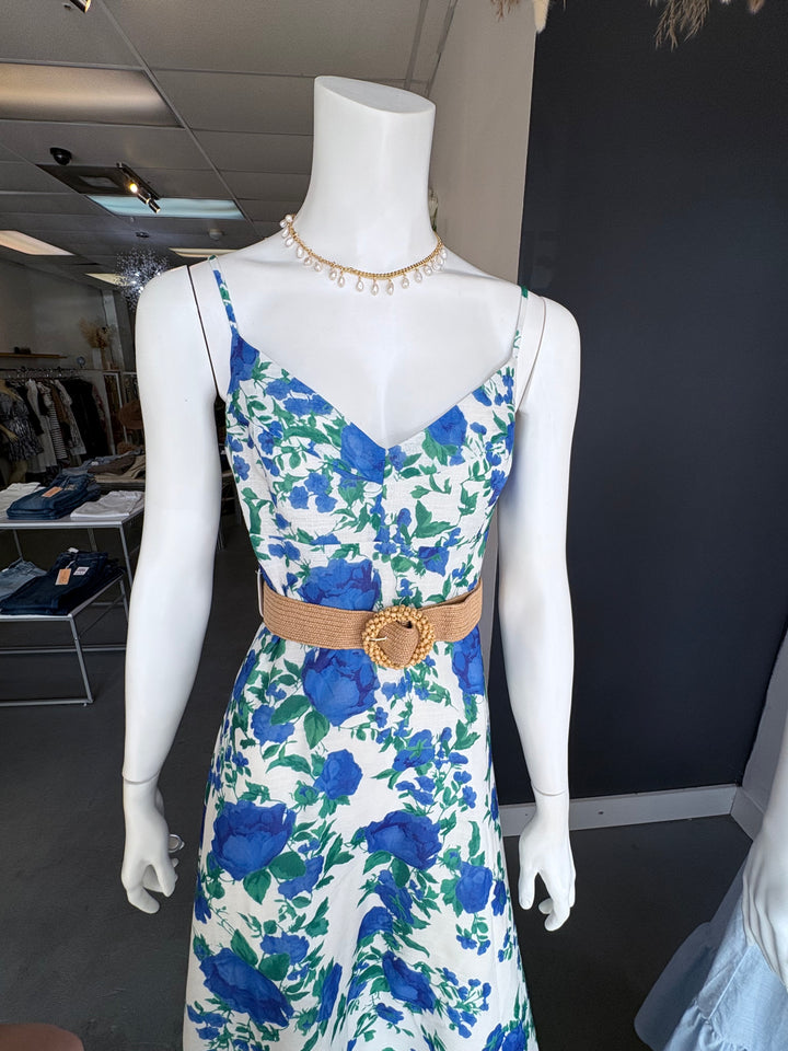 Blue Floral Dress
