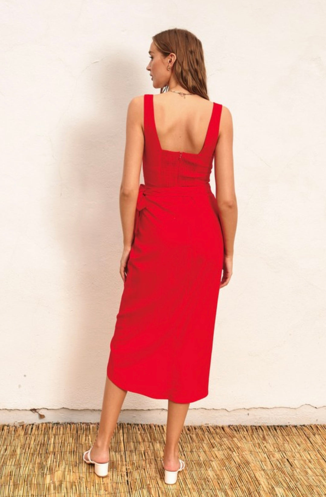 Red Wrap Dress