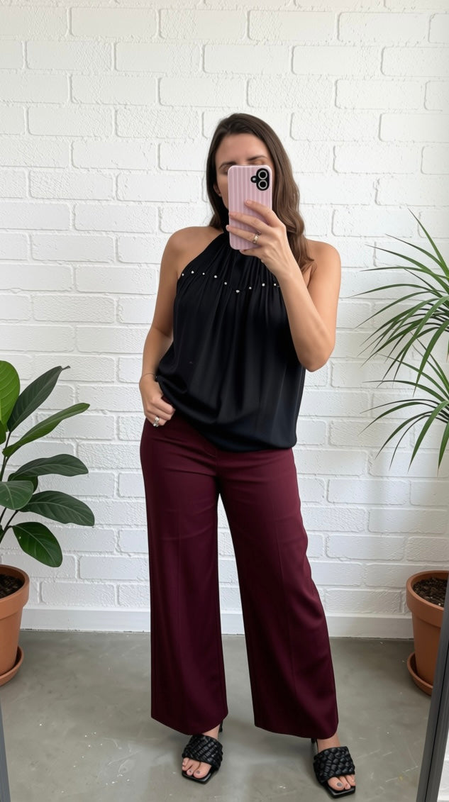 Black Studded Tank