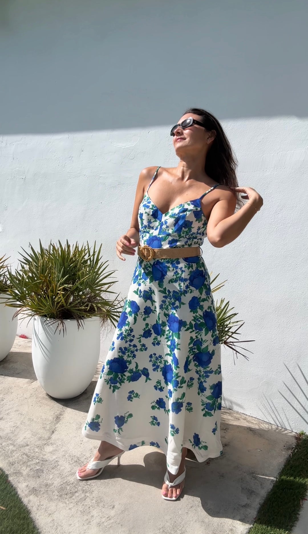 Blue Floral Dress
