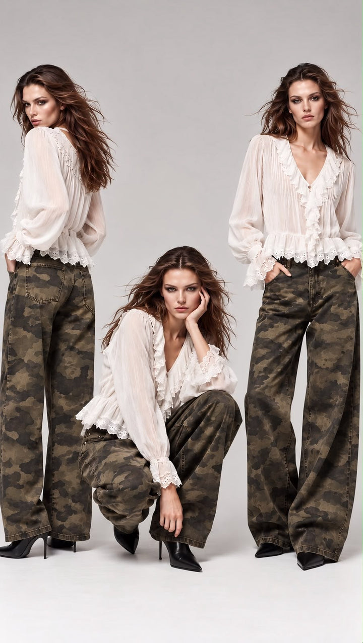 Camo Cargo Jeans