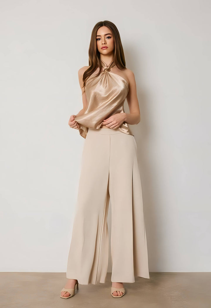 Champagne Halter Tank