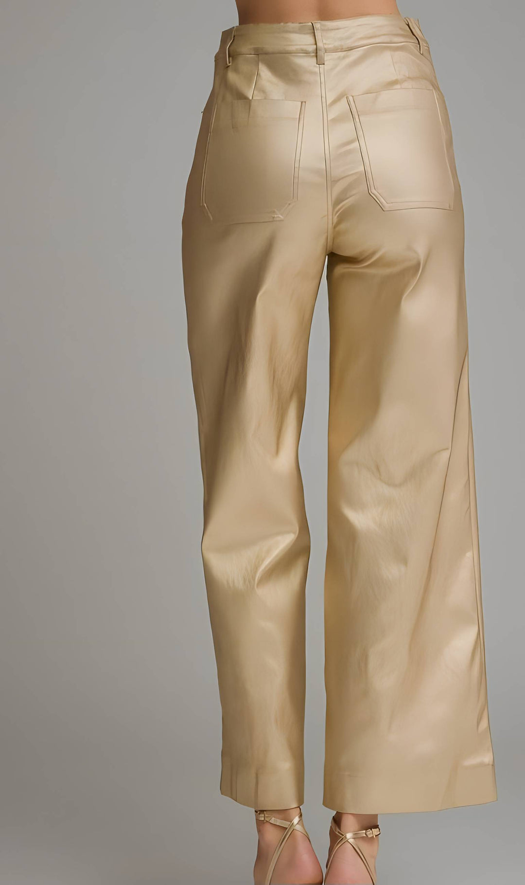 Gold Metallic Pants
