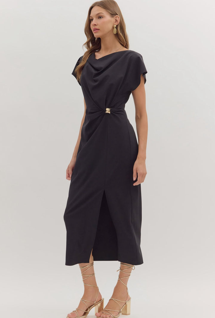 Black Cinched Dress
