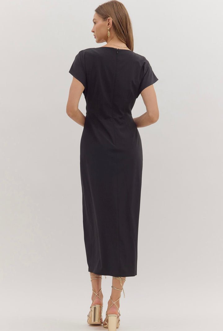 Black Cinched Dress