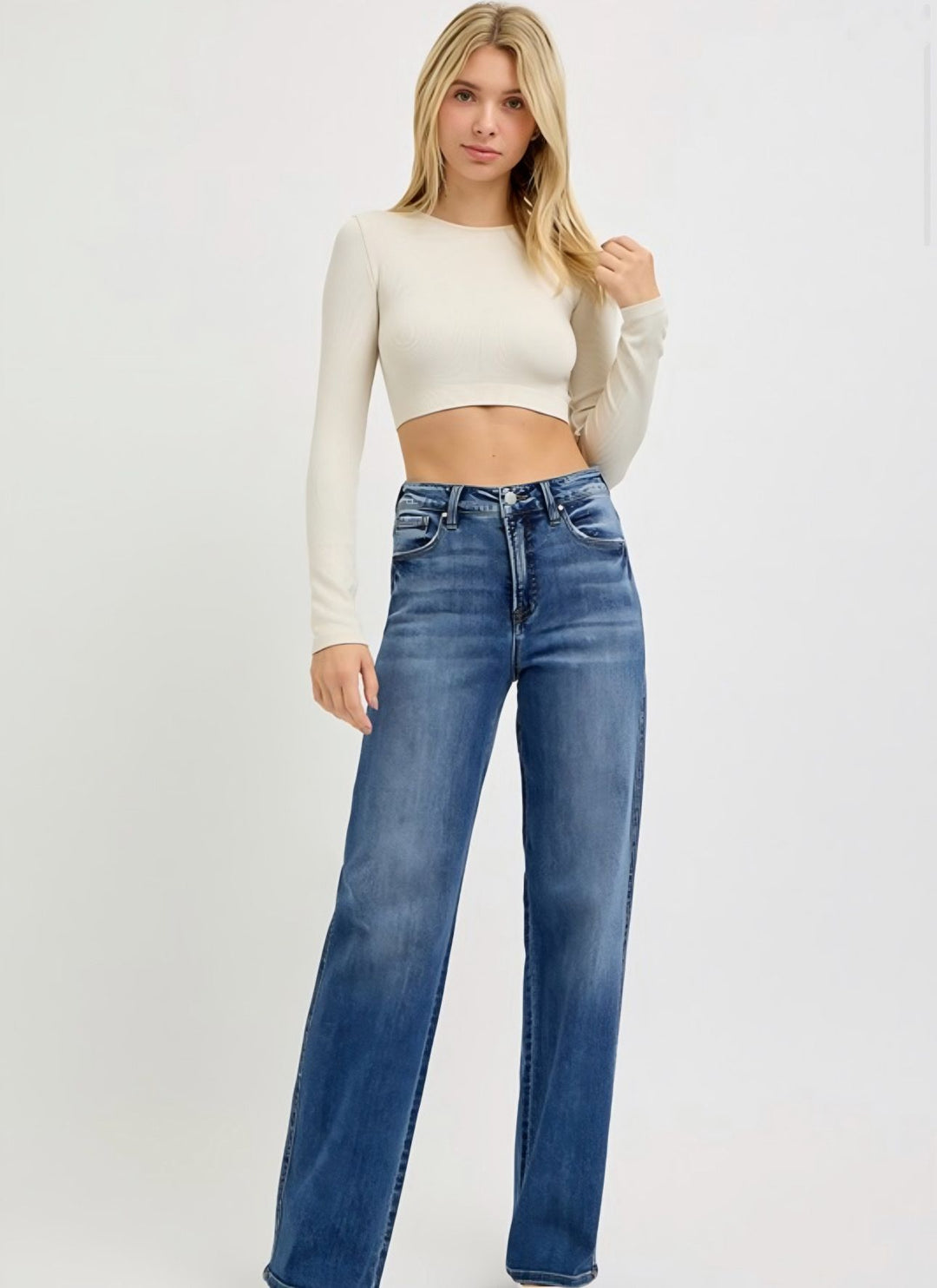 High Rise Wide Baggy Jeans