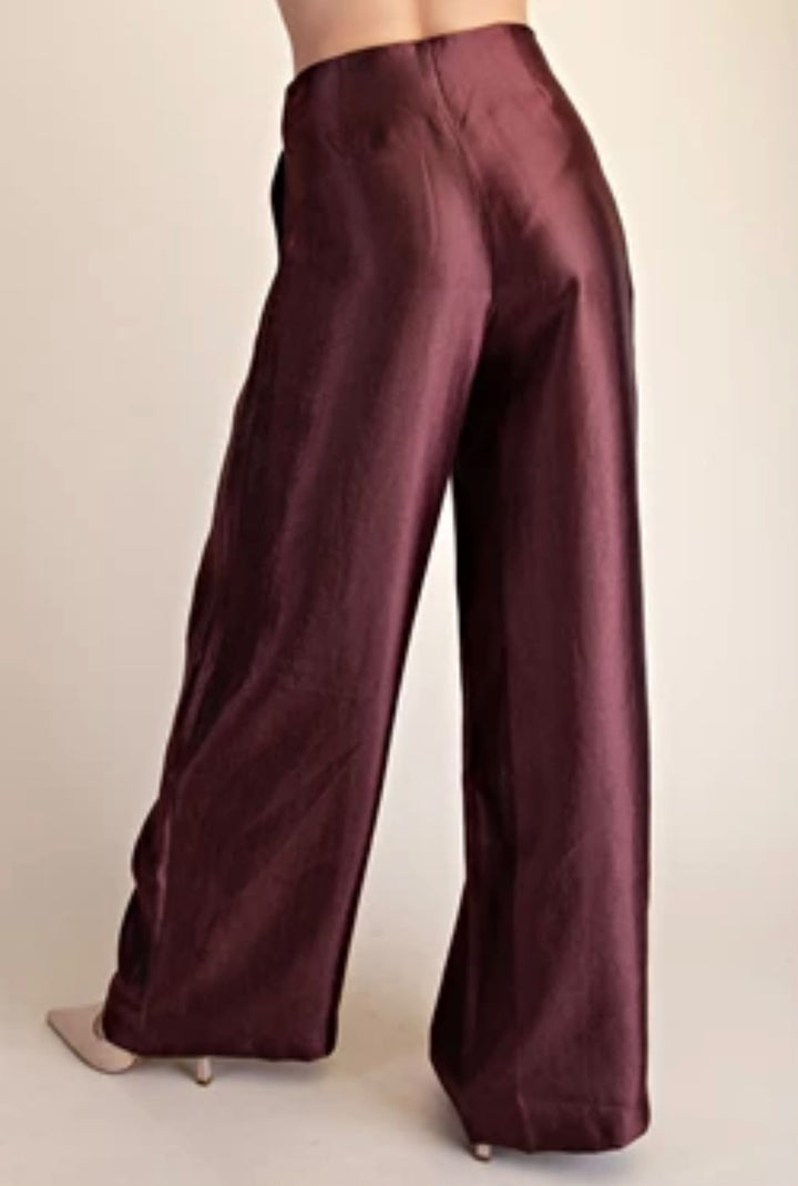 Burgundy Tank Pant Set