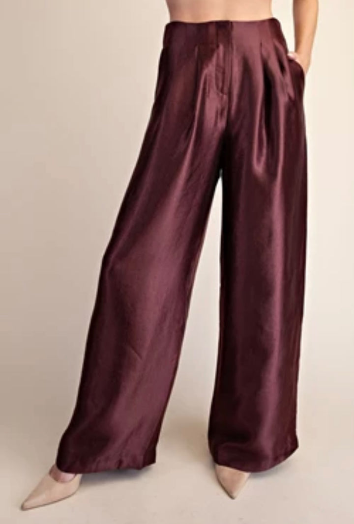 Burgundy Tank Pant Set