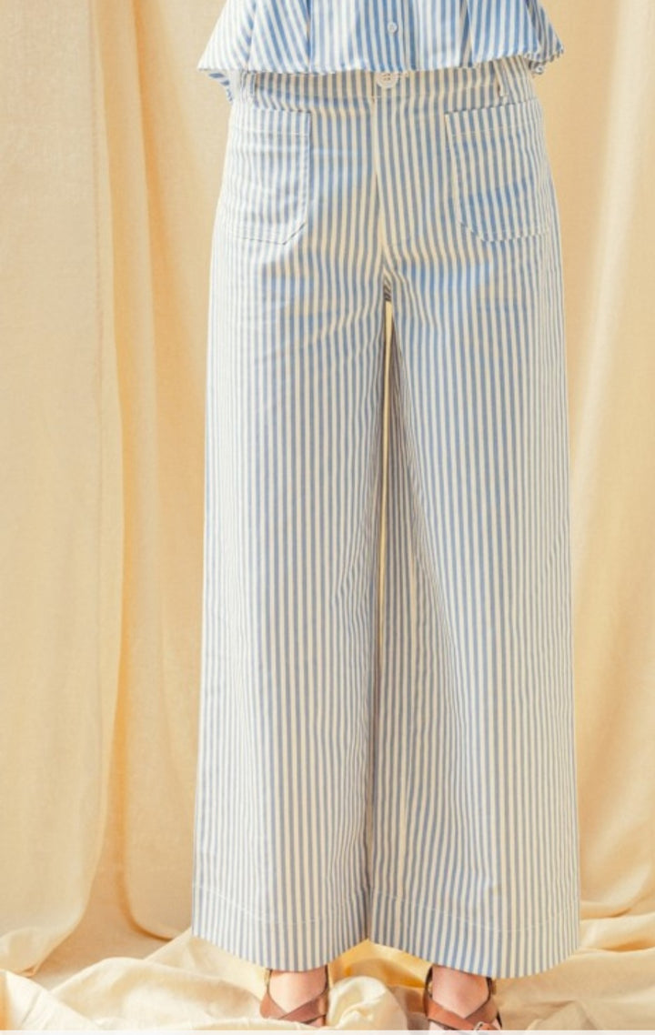Blue Stripe Pants
