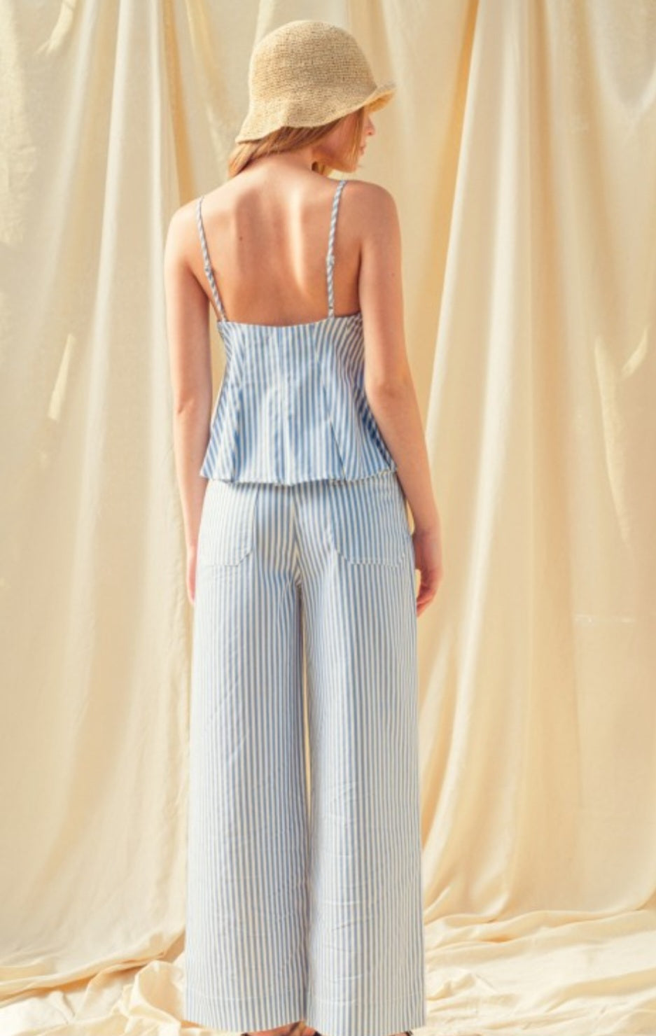 Blue Stripe Pants