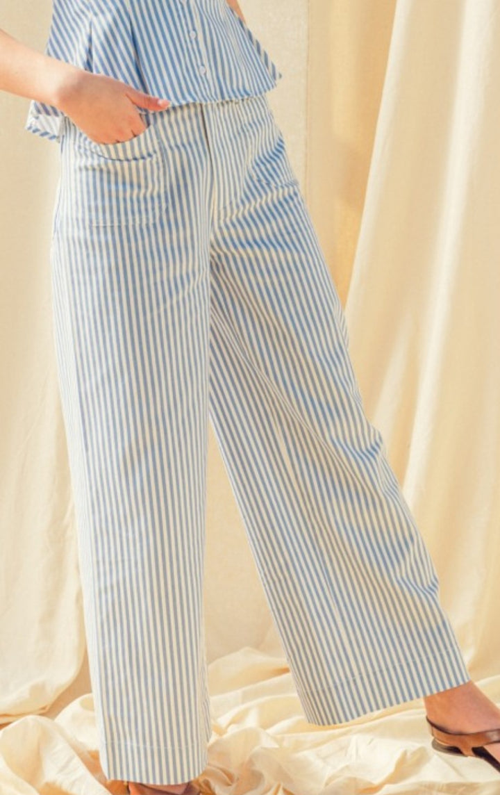 Blue Stripe Pants
