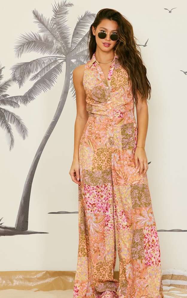 Lola Animal Printed Jumpsuit