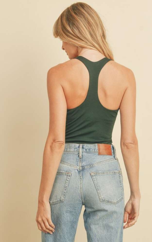 Hunter Green Bodysuit