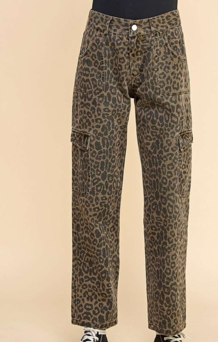 Gloria Animal Print Jeans