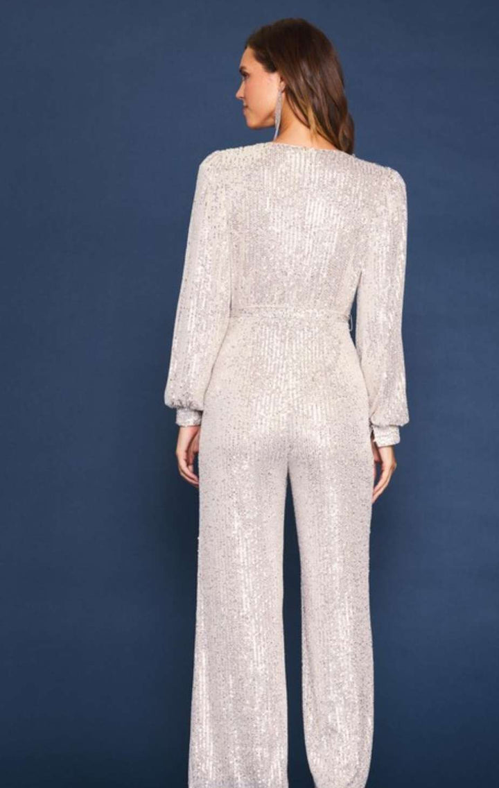 Champagne Sequin Jumpsuit