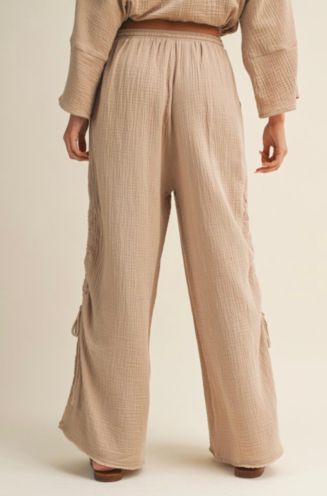 Taupe Gauze Pant