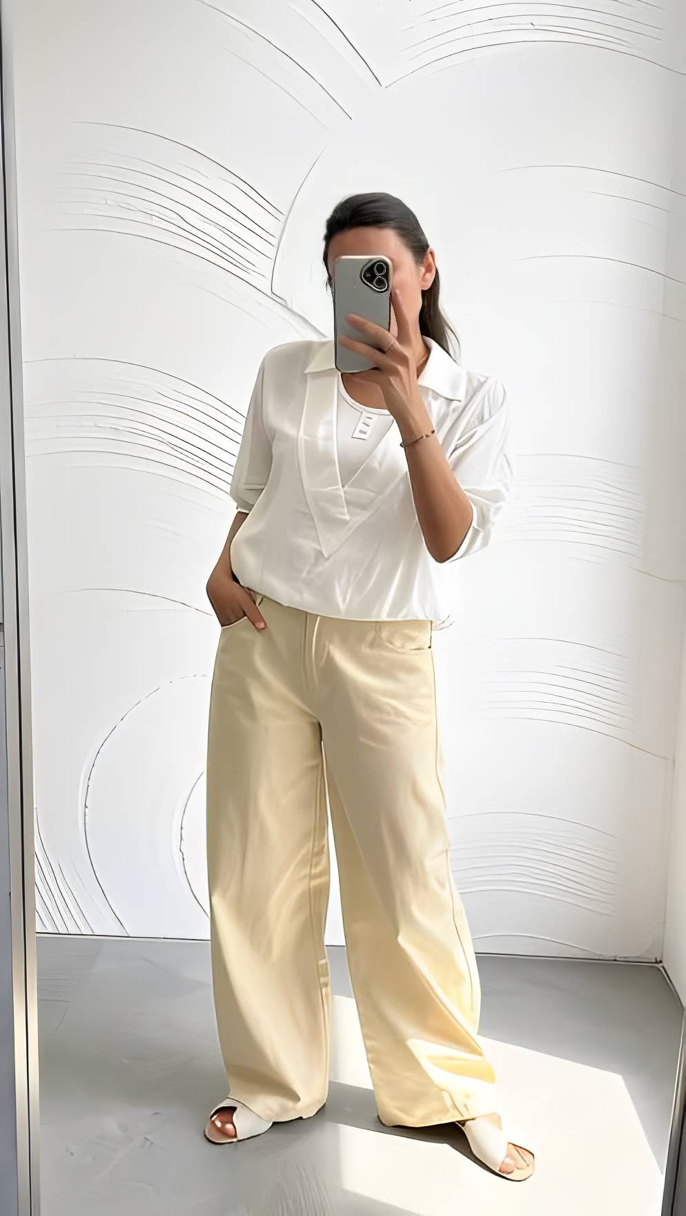 White 2 Fer Top