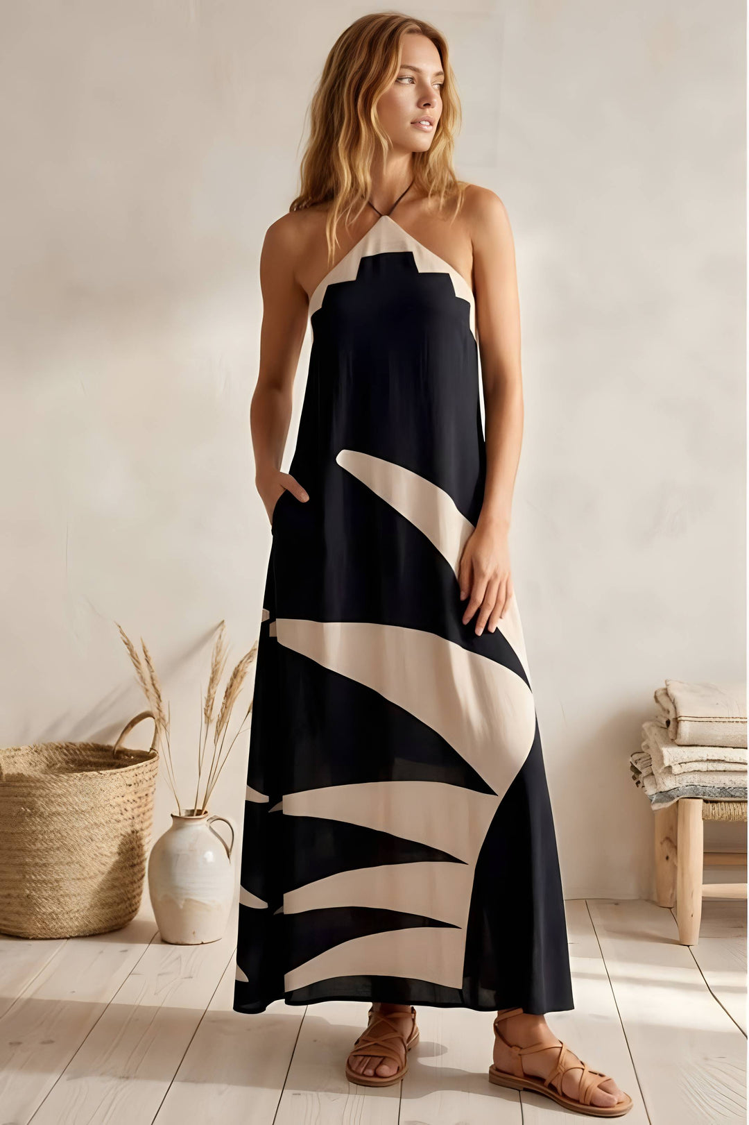 Black Halter Dress