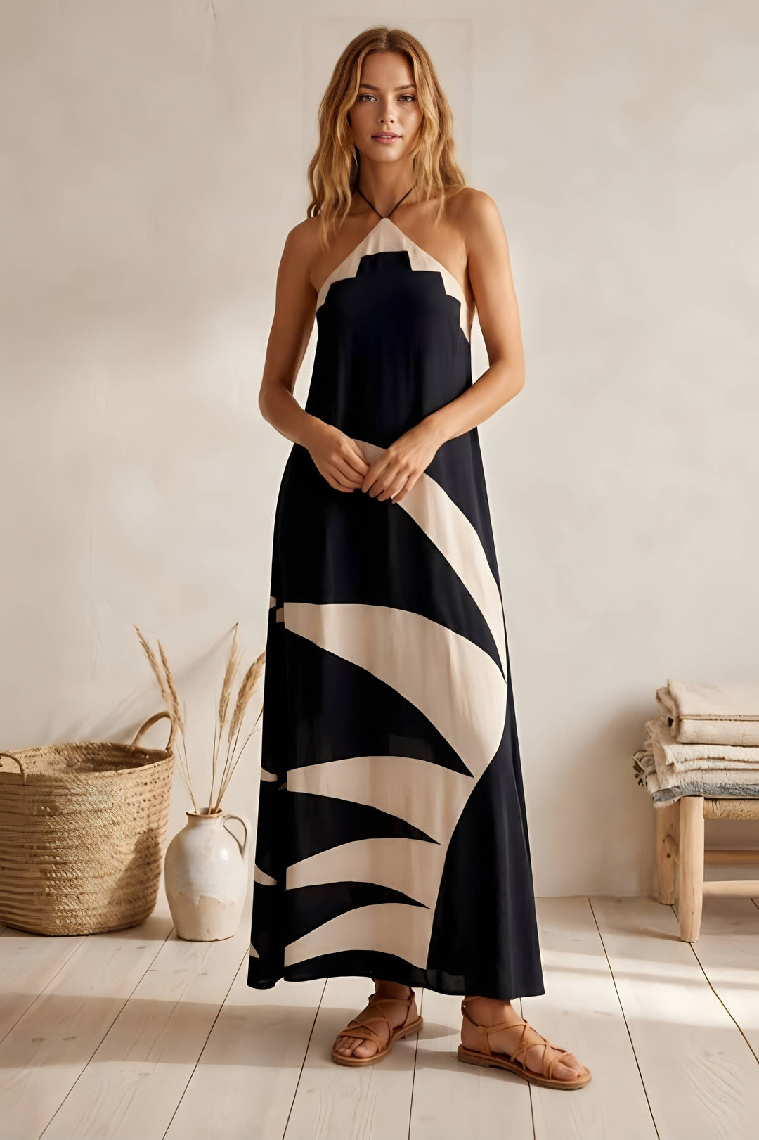 Black Halter Dress