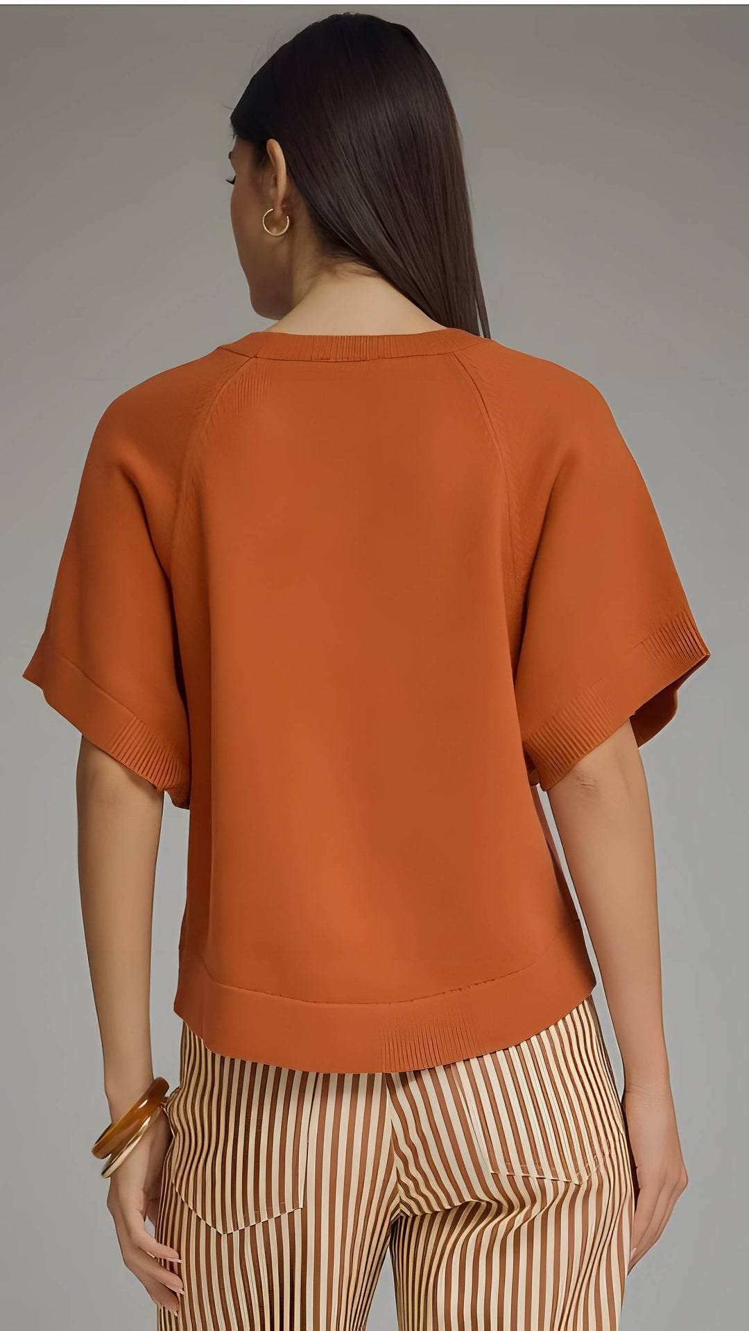 Rust Knit Top